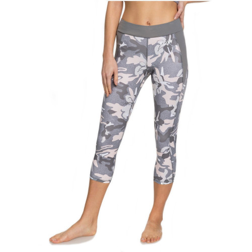 Leggings Roxy Fitness Take Me To The Beach Gris Mujer
