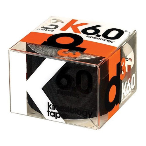 Cinta D3tape Recuperacion K6.0 kinesiology blister 6m x 50mm Negro 