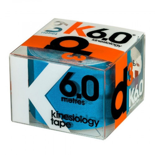 Cinta D3tape Recuperacion K6.0 kinesiology blister 6m x 50mm Azul 