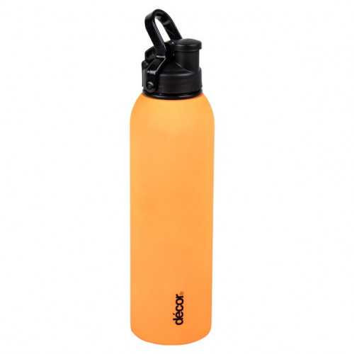 Botella Décor Fitness Flipseal 750ml Naranja 