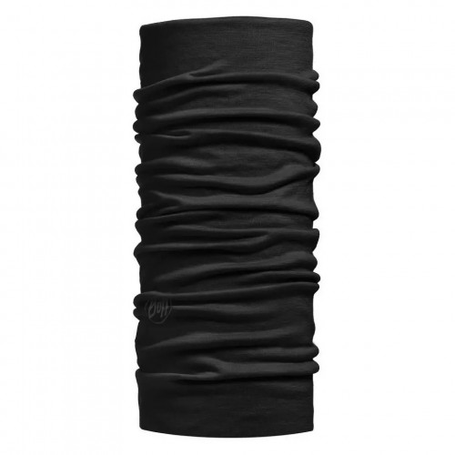Tubular Buff Outdoor Lightweight Merino Wool Solid Negro 