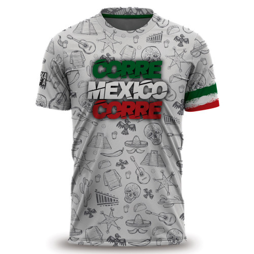 Playera MexaRifa Running Corre Mexico  Hombre