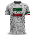 Playera MexaRifa Running Corre Mexico Blanco Hombre