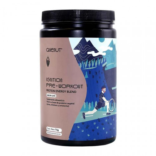 Proteina Quenut Trail Running Ignition - Pre Workout Energy Blend Cafe   