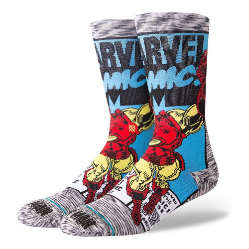 Calcetines Stance Lifestyle Iron Man Comic  Hombre