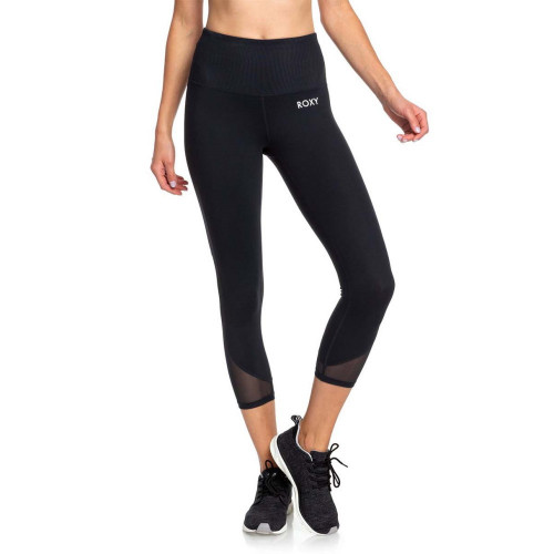 Leggings Roxy Fitness Say You Say Me Negro Mujer