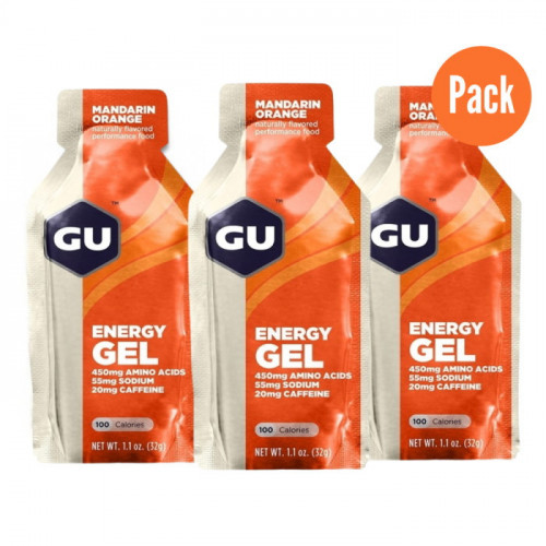 Gel GU Energy Running Mandarin-Orange Pack 3   