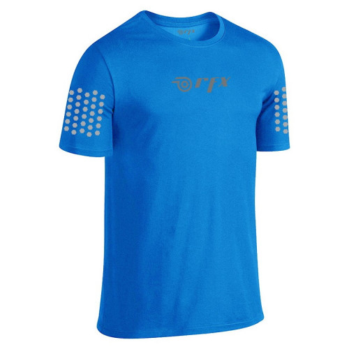 Playera RFX Sport Running Reflejante Azul Hombre