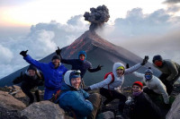 Expedición de volcanes en Guatemala