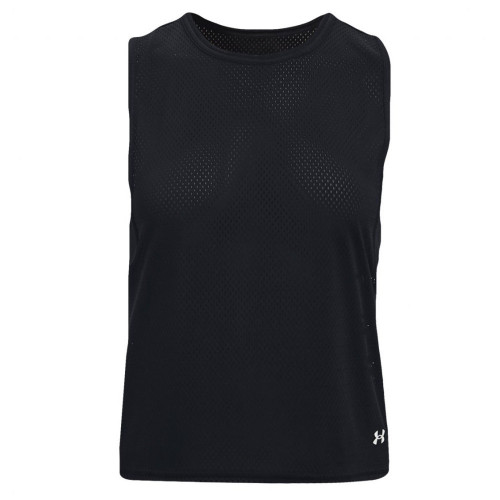 Tank Top Under Armour Fitness Armour Muscle Mesh Negro Mujer