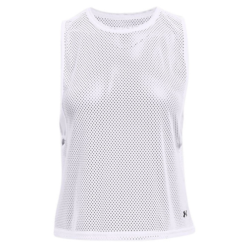 Tank Top Under Armour Fitness Armour Muscle Mesh Blanco Mujer