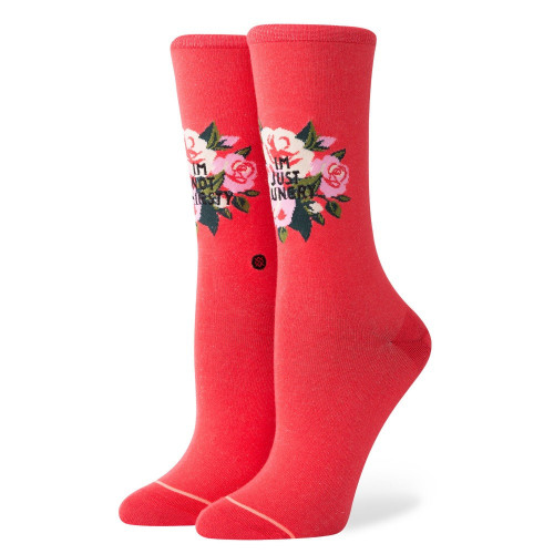 Calcetines Stance Lifestyle  Rojo Mujer