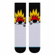 Calcetines Stance Lifestyle Fire And Eyes Blanco 