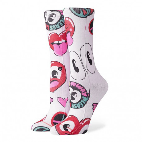 Calcetines Stance Lifestyle Fancy Blanco Mujer