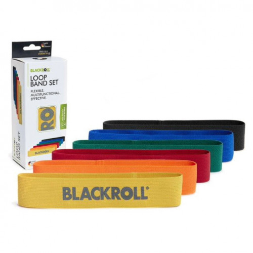 Banda Blackroll Fitness 6 Pzs Loop Resistencia
 Multicolor 