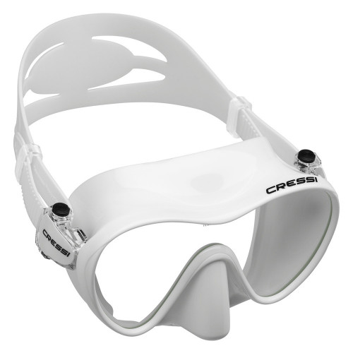 Visor Cressi Snorkeling F1 Frameless Blanco 