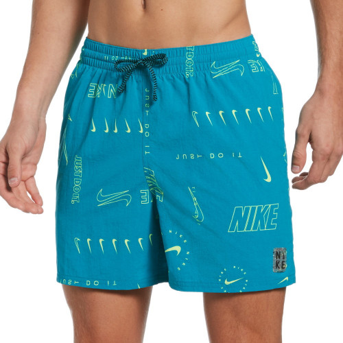 Boardshorts Nike Swim Playa Multi Logo Icon 5 In Azul Hombre