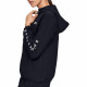 Sudadera Under Armour Fitness Woven Hooded Negro Mujer
