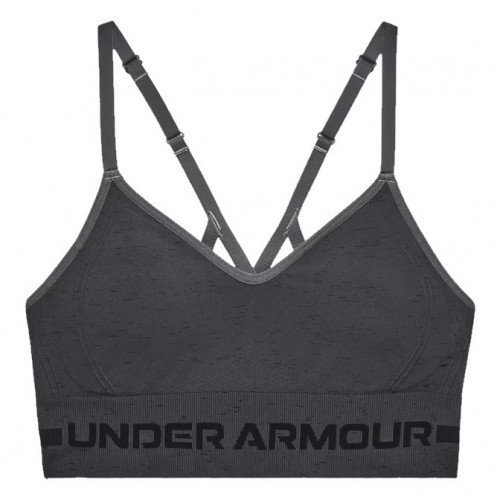 Sports Bra Under Armour Fitness Seamless Low Long Gris Mujer
