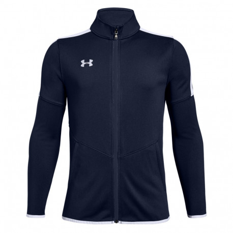 Chamarra Under Armour Fitness Rival Knit Azul Joven