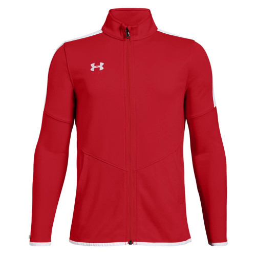 Chamarra Under Armour Fitness Rival Knit Rojo Joven