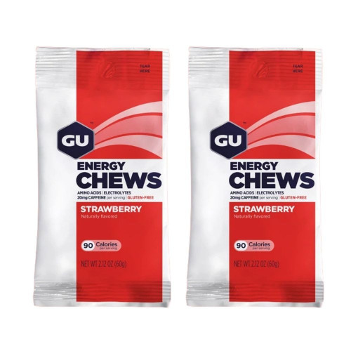 Gomita GU Energy Running Chews  Strawberry Pack 2   