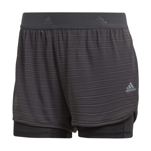Short Adidas Fitness 2In1 Chill Gris Mujer