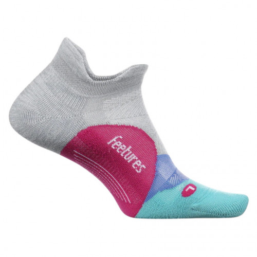 Calcetines Feetures Running Elite Ultra Light No Show Gris 