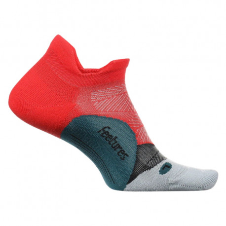 Calcetines Feetures Running Elite Ultra Light No Show Rojo 