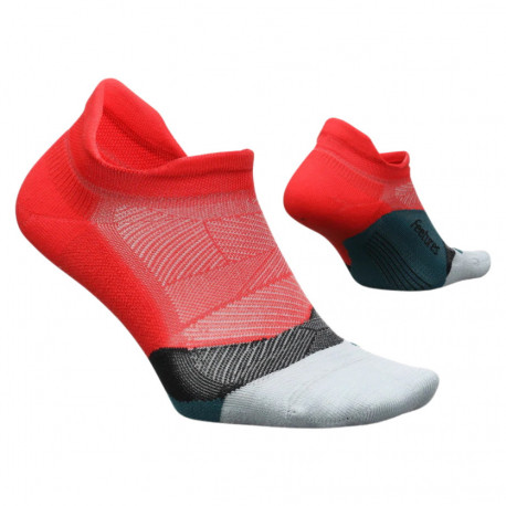 Calcetines Feetures Running Elite Ultra Light No Show Rojo 