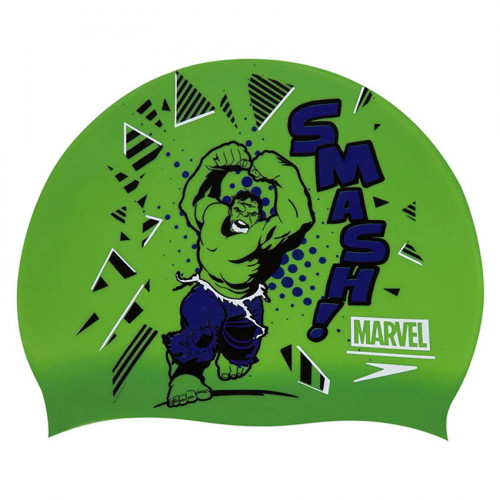 Gorro Speedo Natación Marvel Slogan Printed Hulk Verde Kids