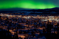 Noches de Auroras boreales en Canada