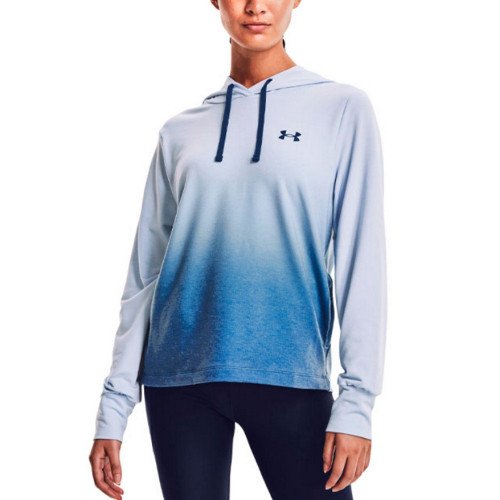 Sudadera Under Armour Fitness Rival Terry Gradient Azul Mujer