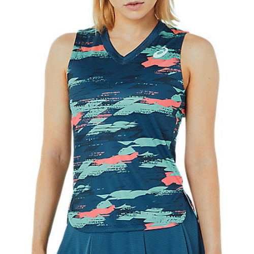 Tank Top Asics Tennis Match Graphic Multicolor Mujer
