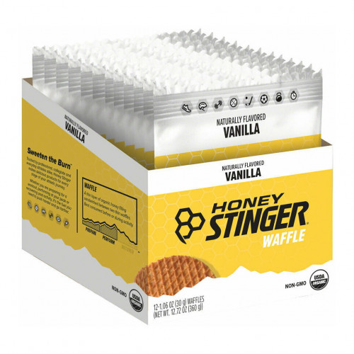 Barra Honey Stinger Multisport Caja Waffles Vanilla 12 Piezas   