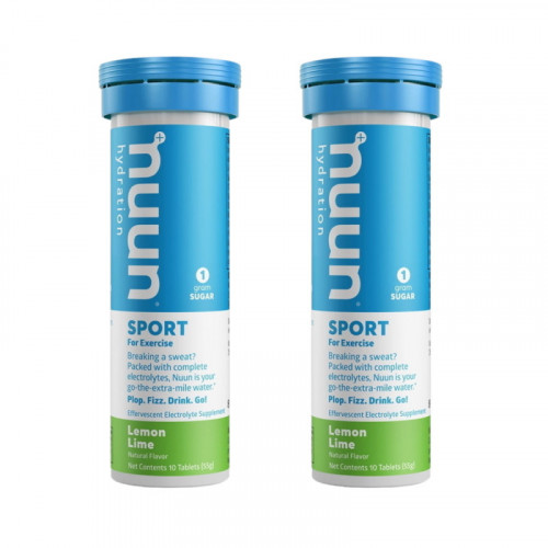 Hidratacion Nuun Sport Multisport Lemon Lime Pack 2   