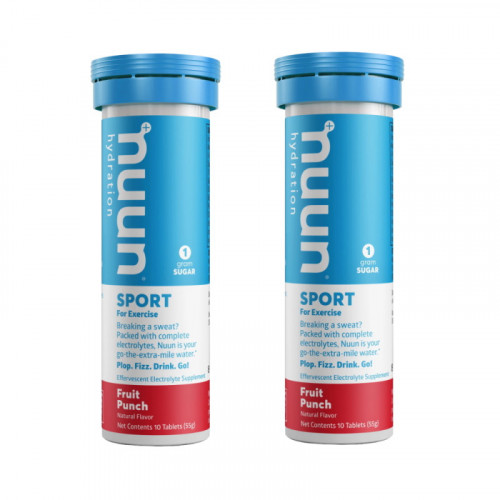 Hidratacion Nuun Sport Multisport Fruit Punch Pack 2   