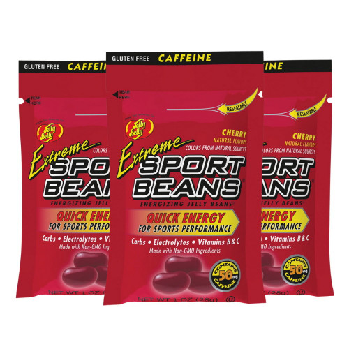 Dulce Sport Beans Multisport Extreme Cherry Cafeina Pack 3   