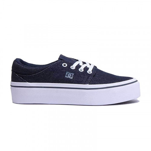Tenis DC Shoes Lifestyle Trase Platform Tx Azul Mujer