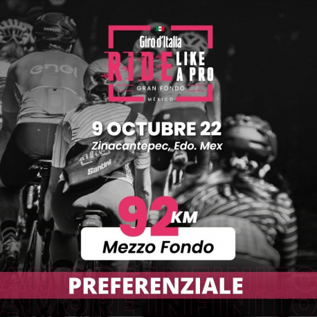  Giro d'Italia Ciclismo de Ruta Mezzo 92k - Preferenziale  
