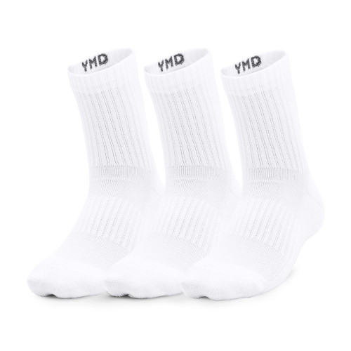 Calcetines Under Armour Fitness Core Crew 3 Pack Blanco Kids