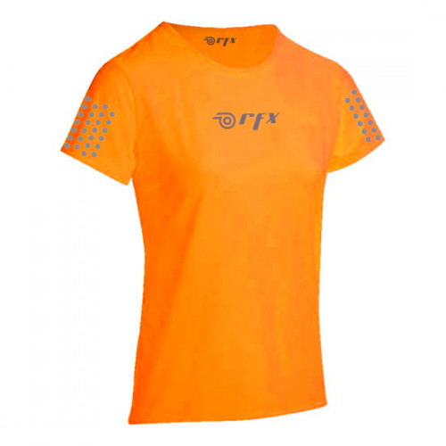 Playera RFX Sport Running Reflejante  Naranja Mujer