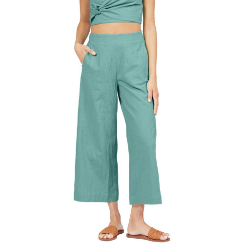 Pantalon Roxy Lifestyle Senorita Slide Verde Mujer