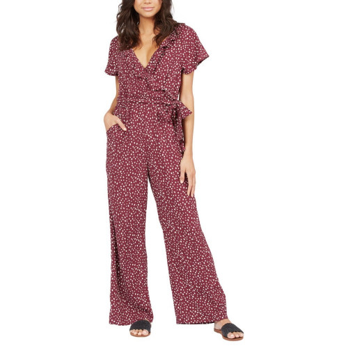 Jumpsuit Roxy Lifestyle Off To Paradise Vino Mujer