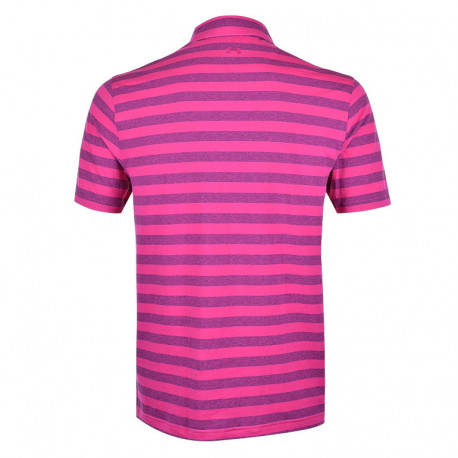 Polo Under Armour Golf Charged Cotton Scramble Rosa Hombre