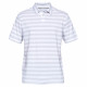 Polo Under Armour Golf Charged Cotton Scramble Blanco Hombre
