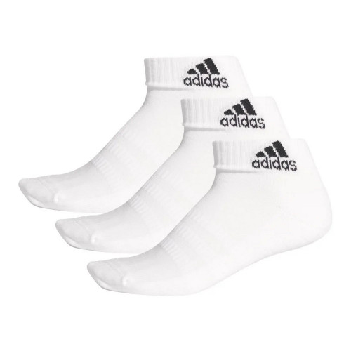 Calcetines Adidas Fitness Cushion Ankle 3 Pack Blanco 