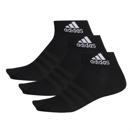 Calcetines Adidas Fitness Light Ankle 3 Pack Negro 