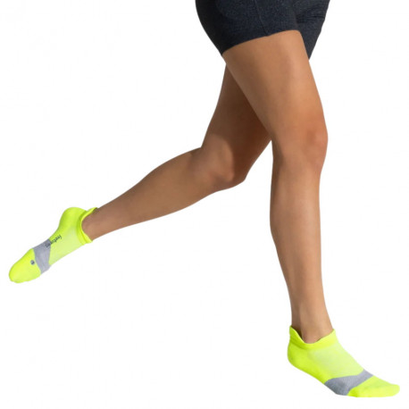 Calcetines Feetures Running Elite Light No Show Verde 