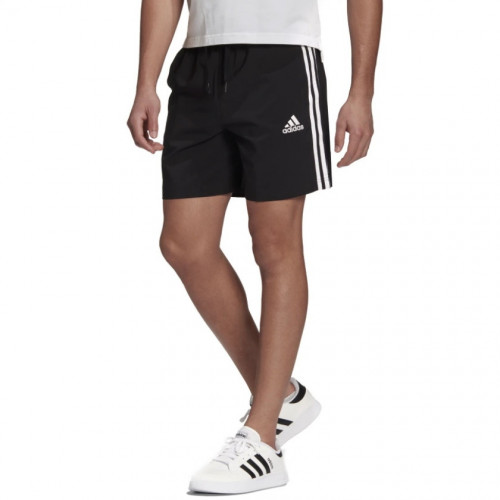 Short Adidas Fitness Essentials 3 Stripes Chelsea Negro Hombre